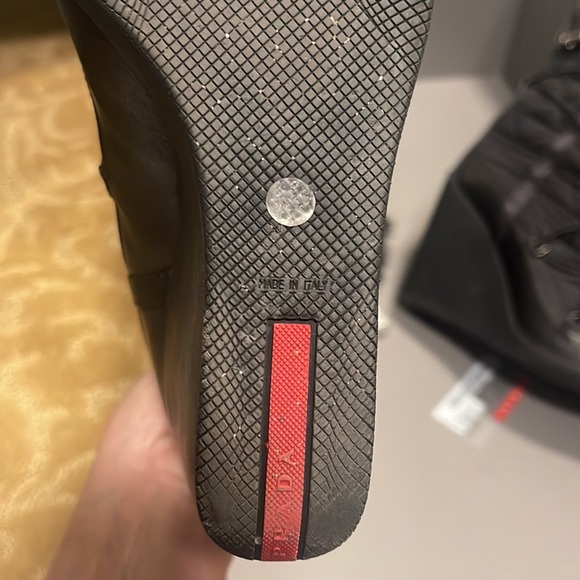 Prada nylon and fur lace up winter boots size 8 - Picture 12 of 16